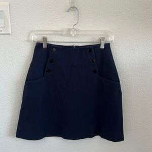 Navy Sandro Skirt